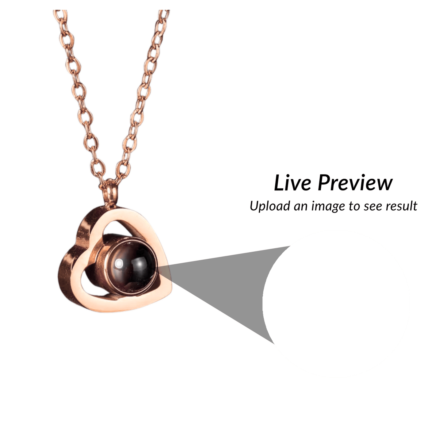 RICCARDI - COLLIER " Heart picture" - Riccardi