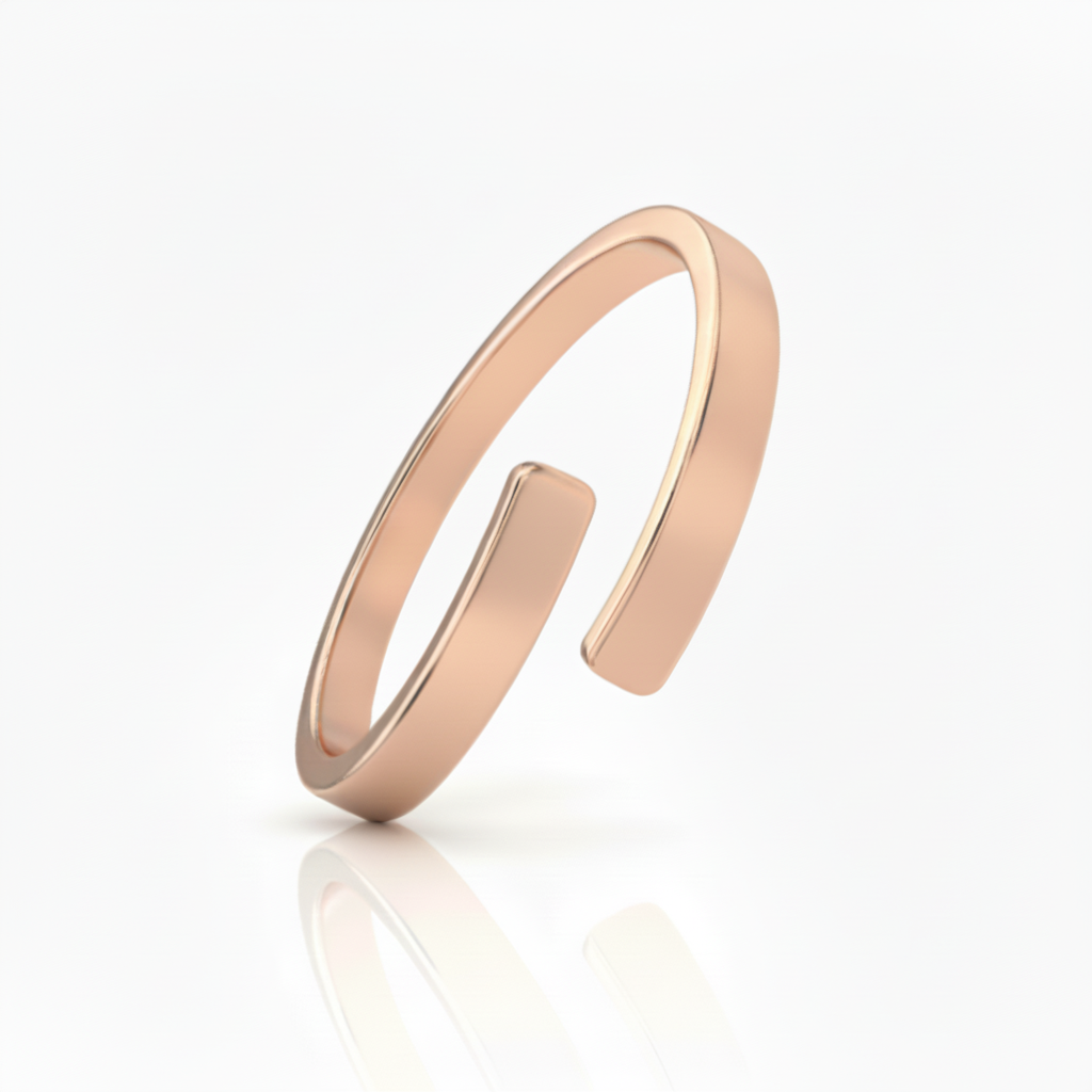 Anello regolabile con iniziali "Anima Doppia"