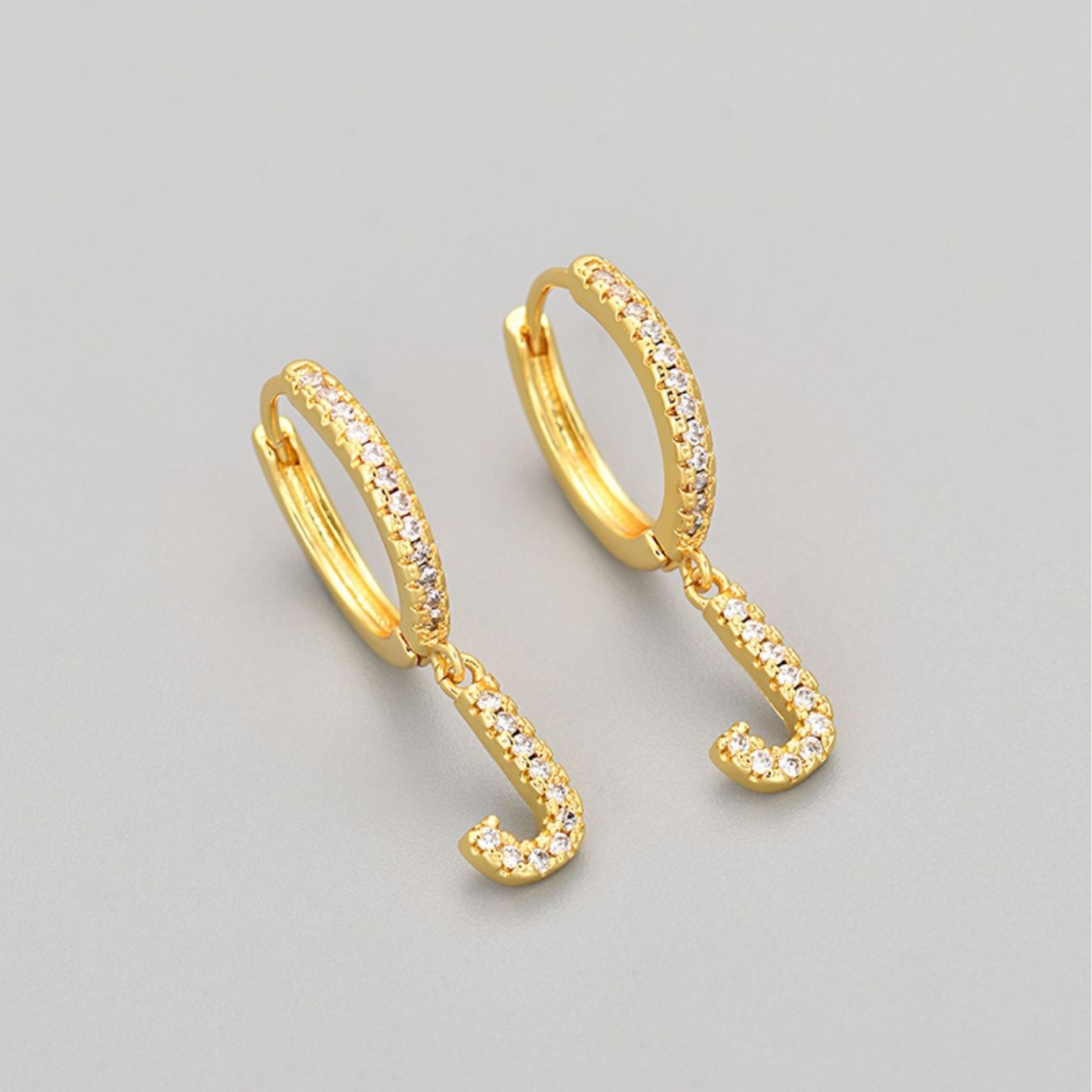 Orecchini con Iniziali "Cristallo"