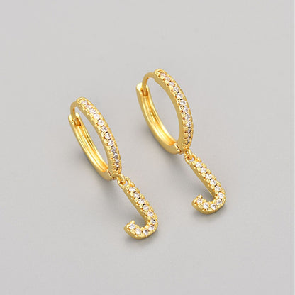 Orecchini con Iniziali "Cristallo"