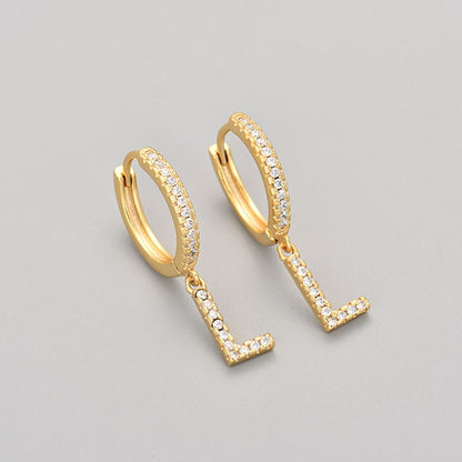 Orecchini con Iniziali "Cristallo"