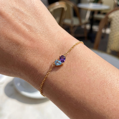 Bracciale "Twin Hearts"