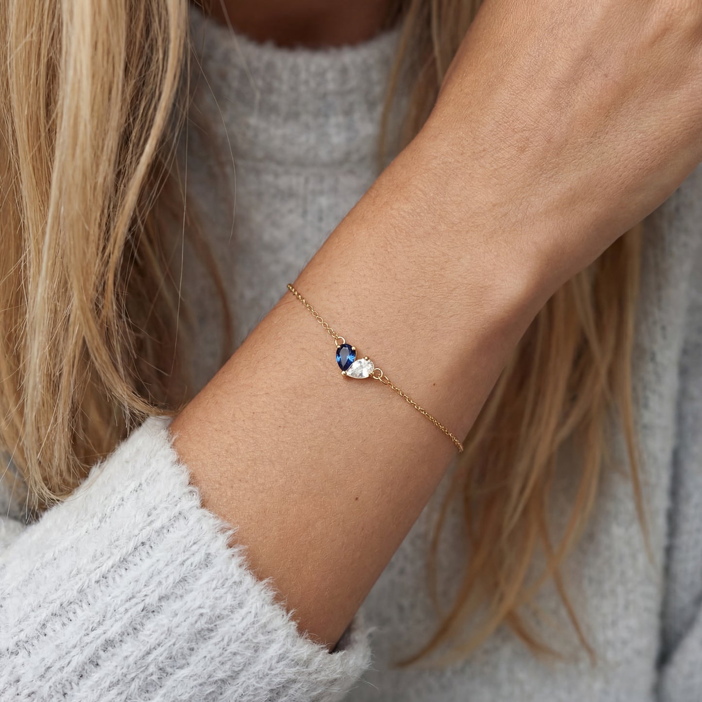 Bracciale "Twin Hearts"