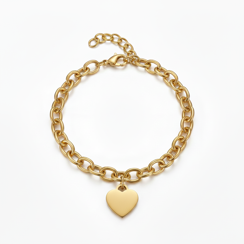 Bracciale Initial "Custom Hearts"