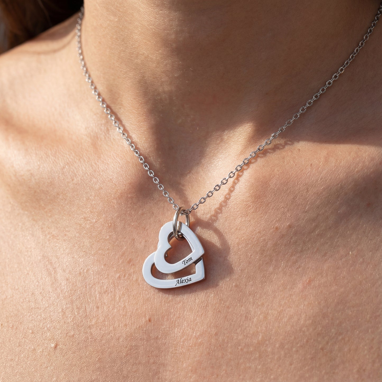 Collana con nome "Cuori Annidati"
