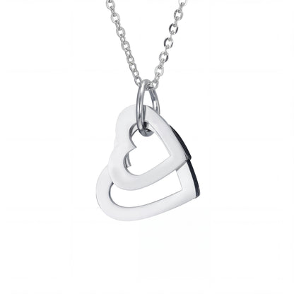 Name Necklace "Cascading Hearts"