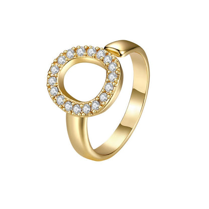 Anello regolabile con iniziale "Twinkle"