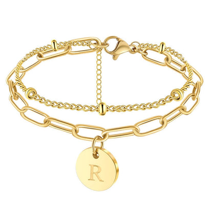 Bracciale con Iniziali "Vibes"