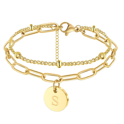 Bracciale con Iniziali "Vibes"