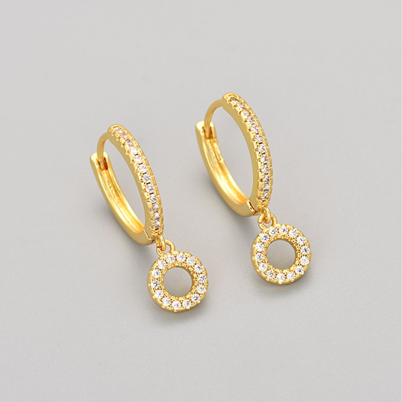 Orecchini con Iniziali "Cristallo"