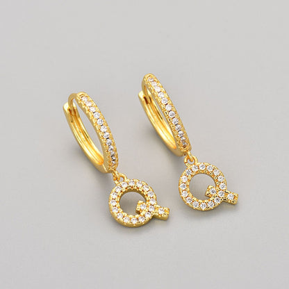 Orecchini con Iniziali "Cristallo"