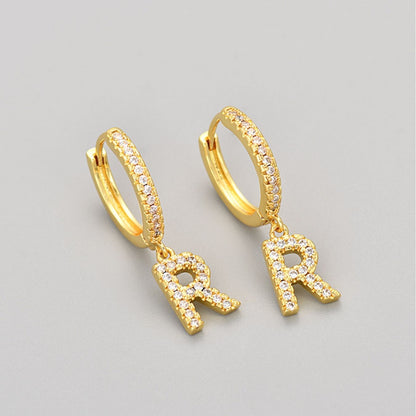 Orecchini con Iniziali "Cristallo"