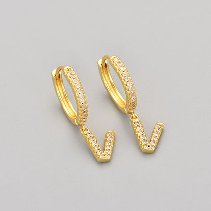 Orecchini con Iniziali "Cristallo"