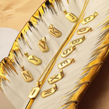 Collana con Iniziale "Glow Sparkle"