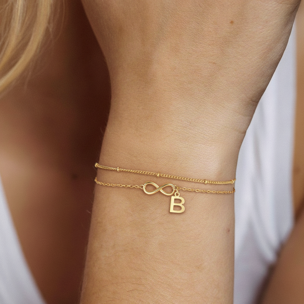 Bracciale con Iniziale "Legame Eterno"