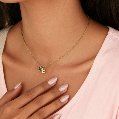 Collana con Iniziale "Sussurro Eterno"