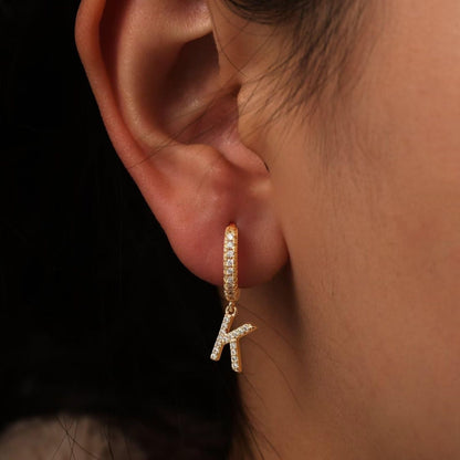 Orecchini con Iniziali "Cristallo"