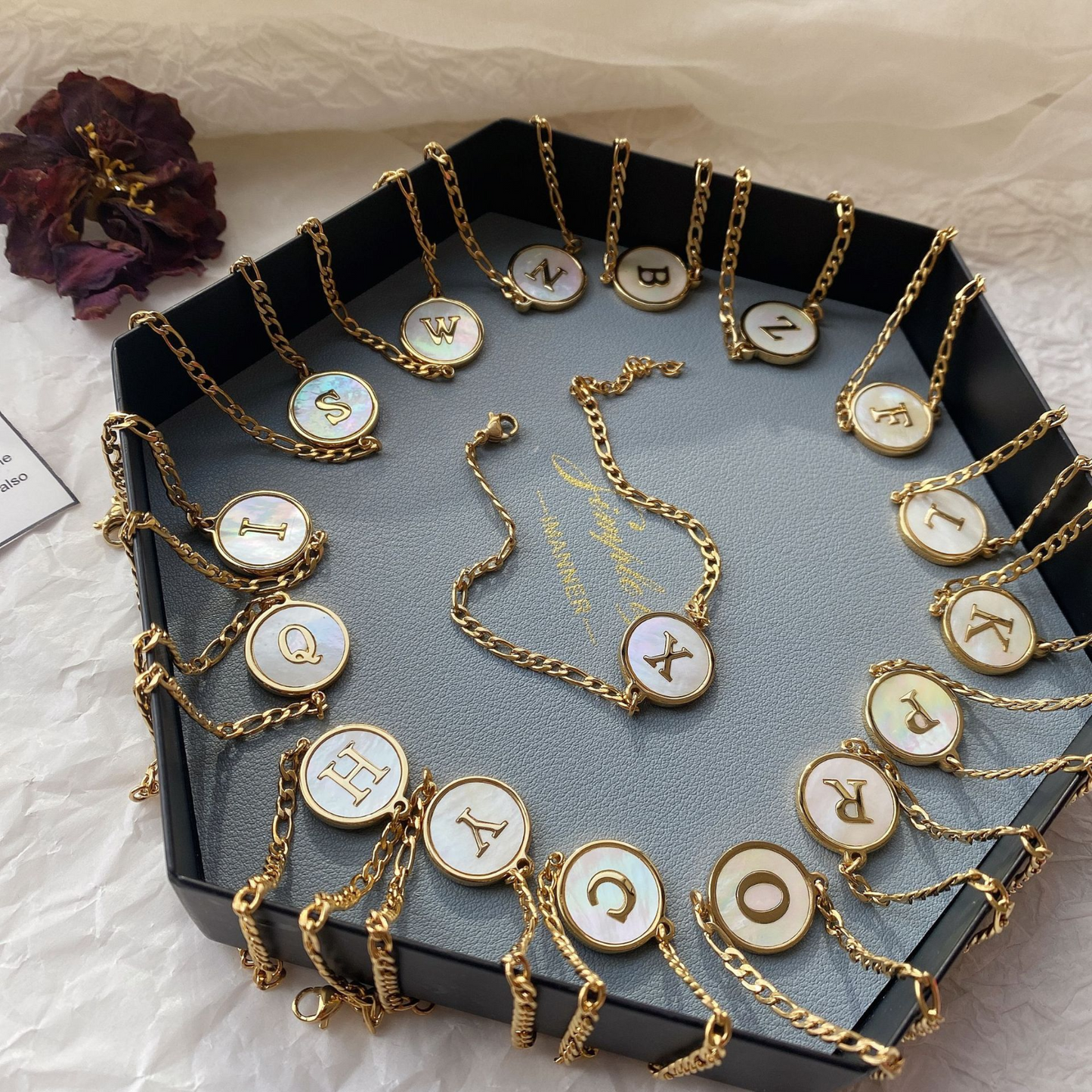 Bracciale con Iniziali "Vintage"