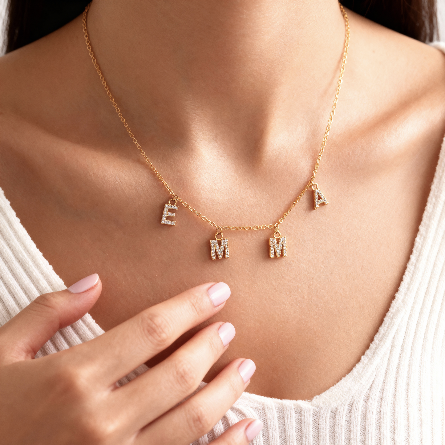 Collana con nome "Sparkles"