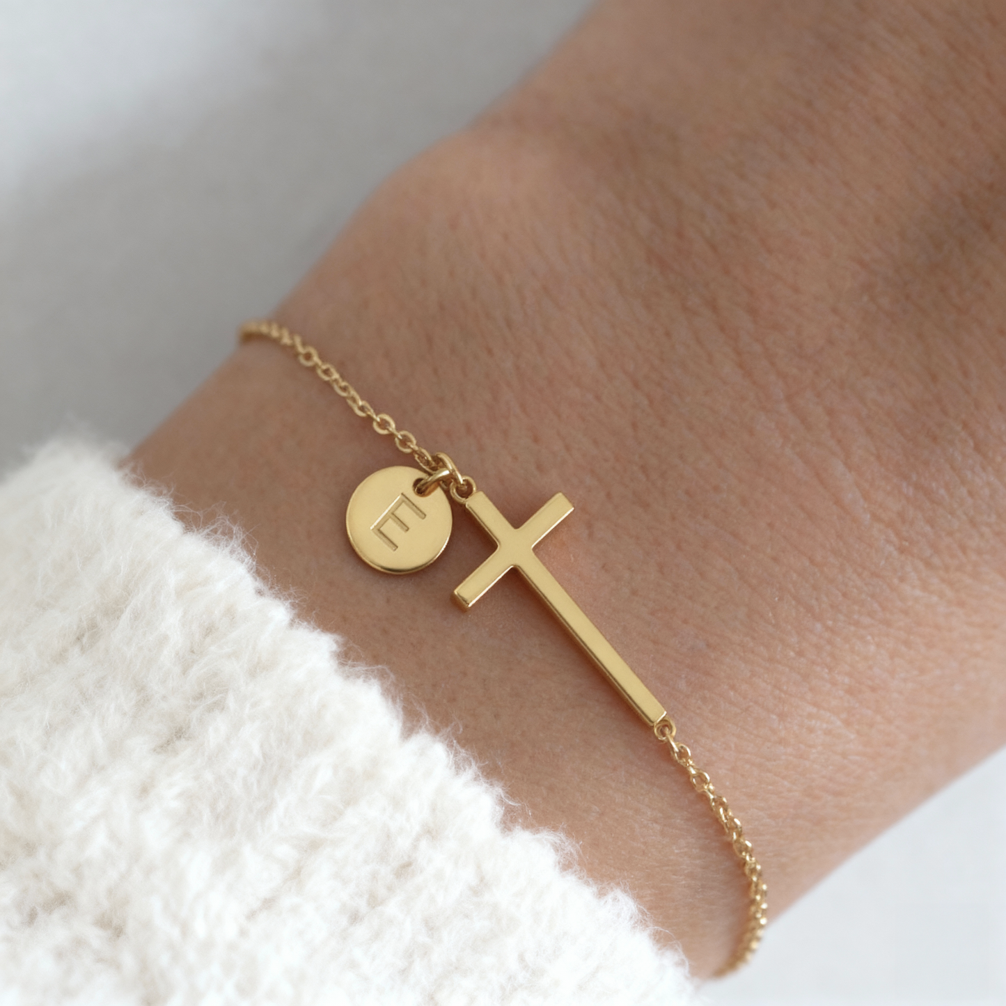 Bracciale Iniziale "Croce"