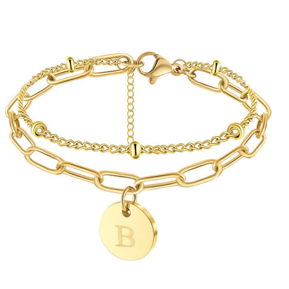 Bracciale con Iniziali "Vibes"