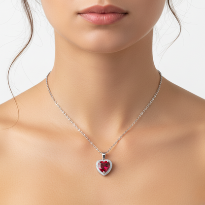 Collana "Red Radiance"