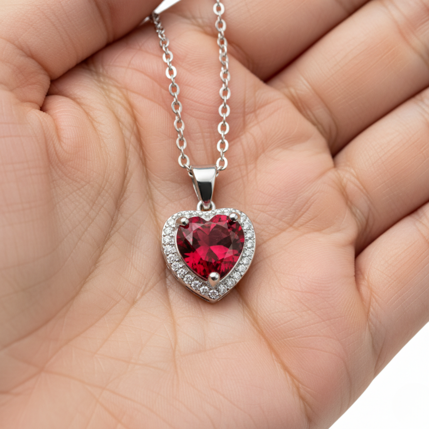 Collana "Red Radiance"