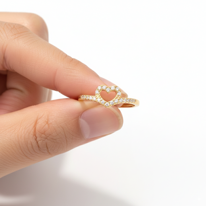 Anello Regolabile "Amore Puro"