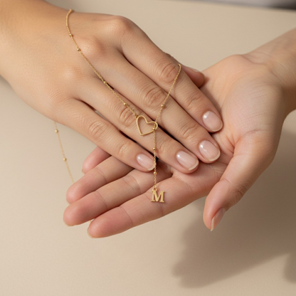 Collana con iniziale "In Love"
