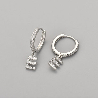 Orecchini con Iniziali "Cristallo"