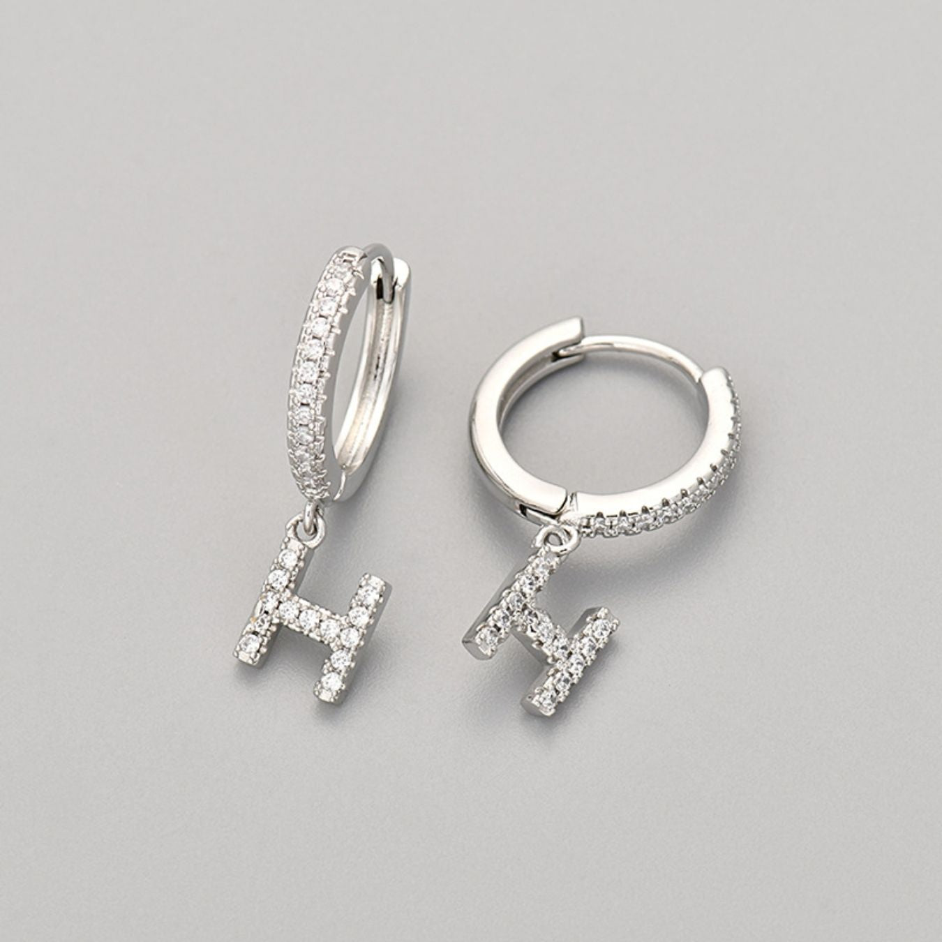 Orecchini con Iniziali "Cristallo"