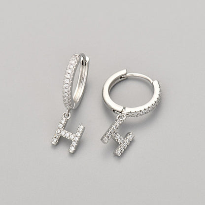 Orecchini con Iniziali "Cristallo"