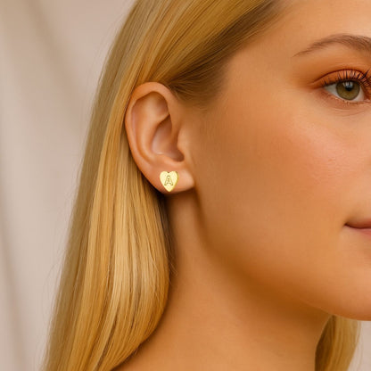 Orecchini Iniziali "Cuore Chic"