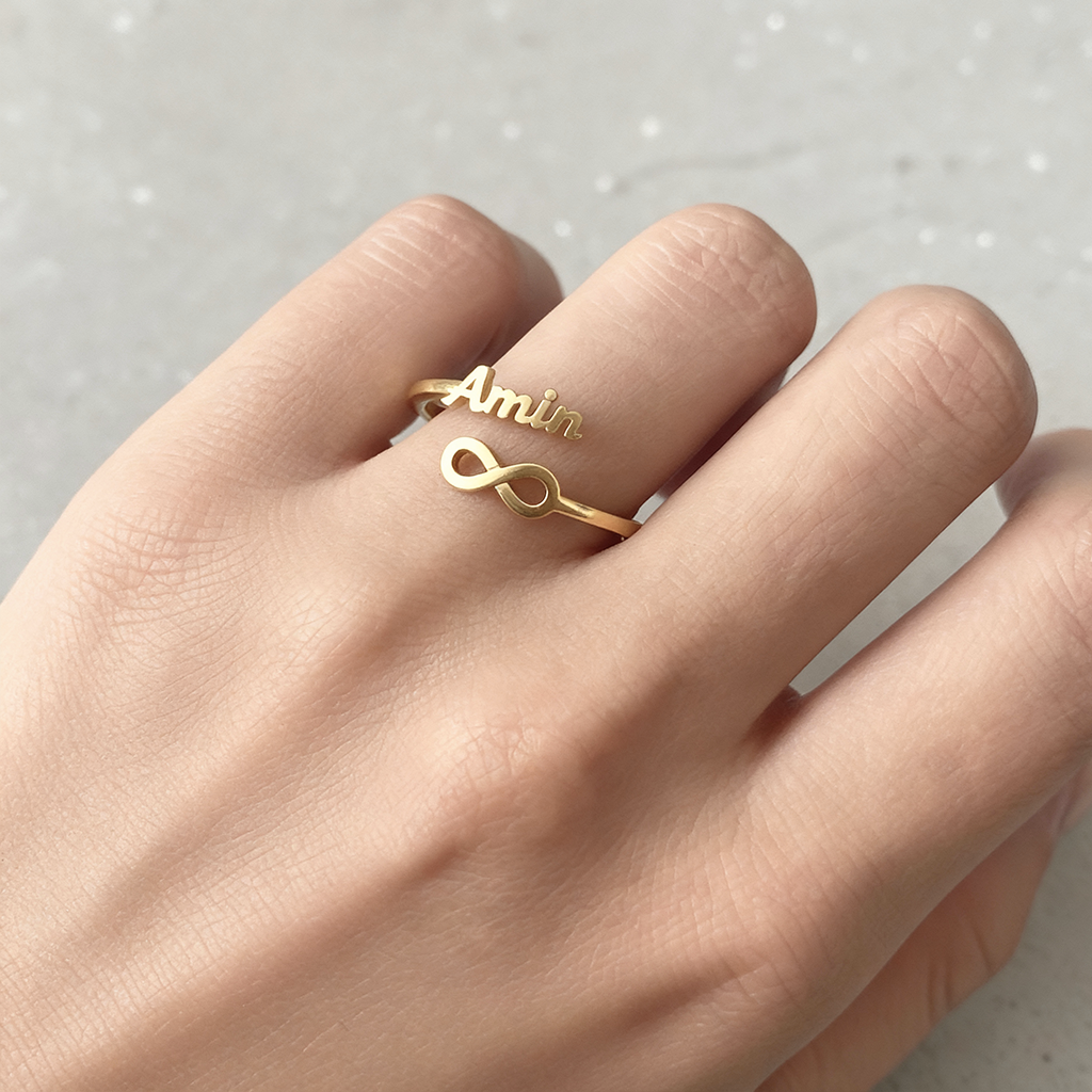 Anello con Nome Regolabile "Legame Eterno"