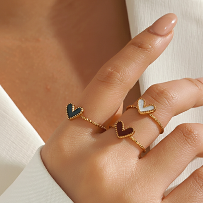 Anello Regolabile "Luna Cuore"