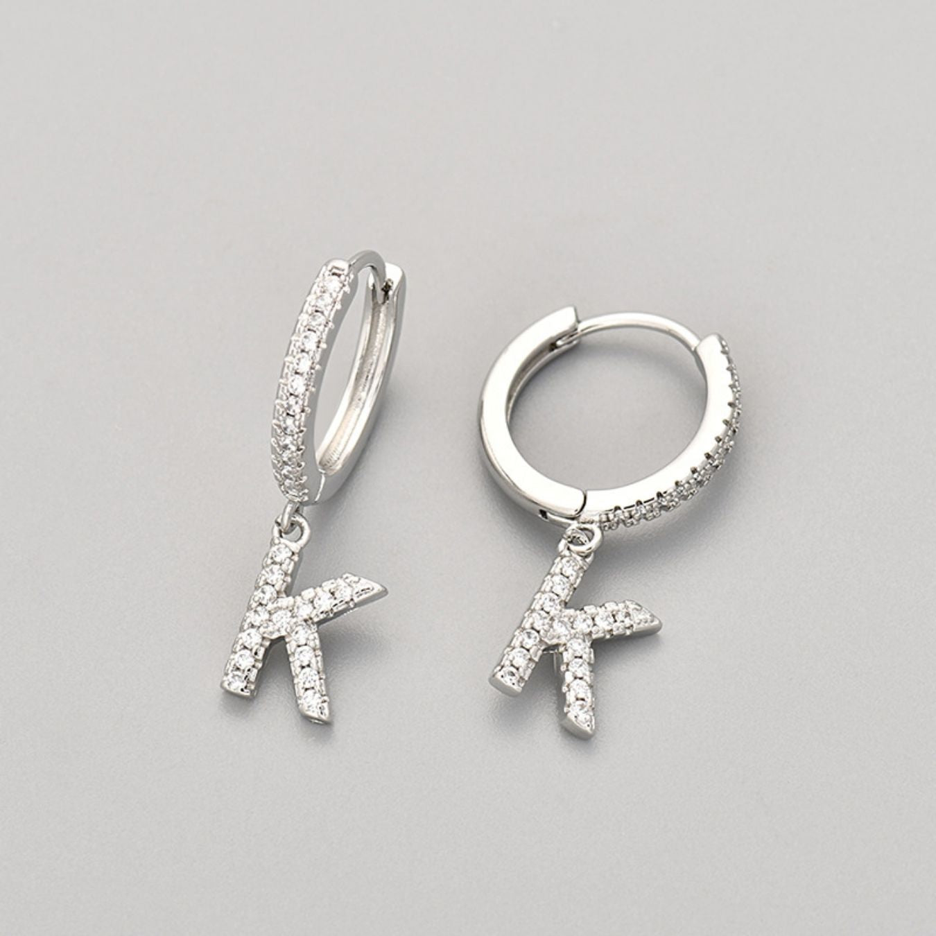 Orecchini con Iniziali "Cristallo"