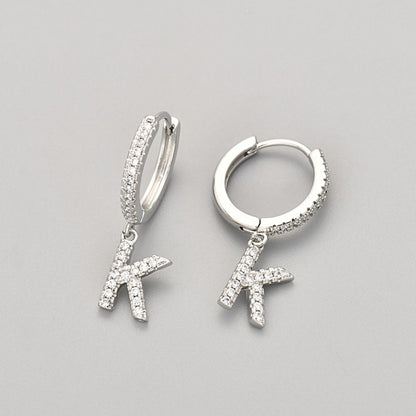 Orecchini con Iniziali "Cristallo"