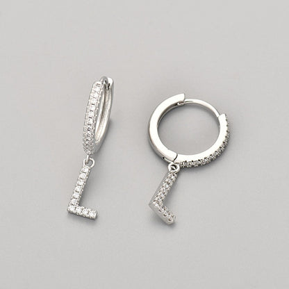Orecchini con Iniziali "Cristallo"
