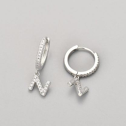 Orecchini con Iniziali "Cristallo"