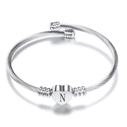 Bracciale Iniziale "Cuore"