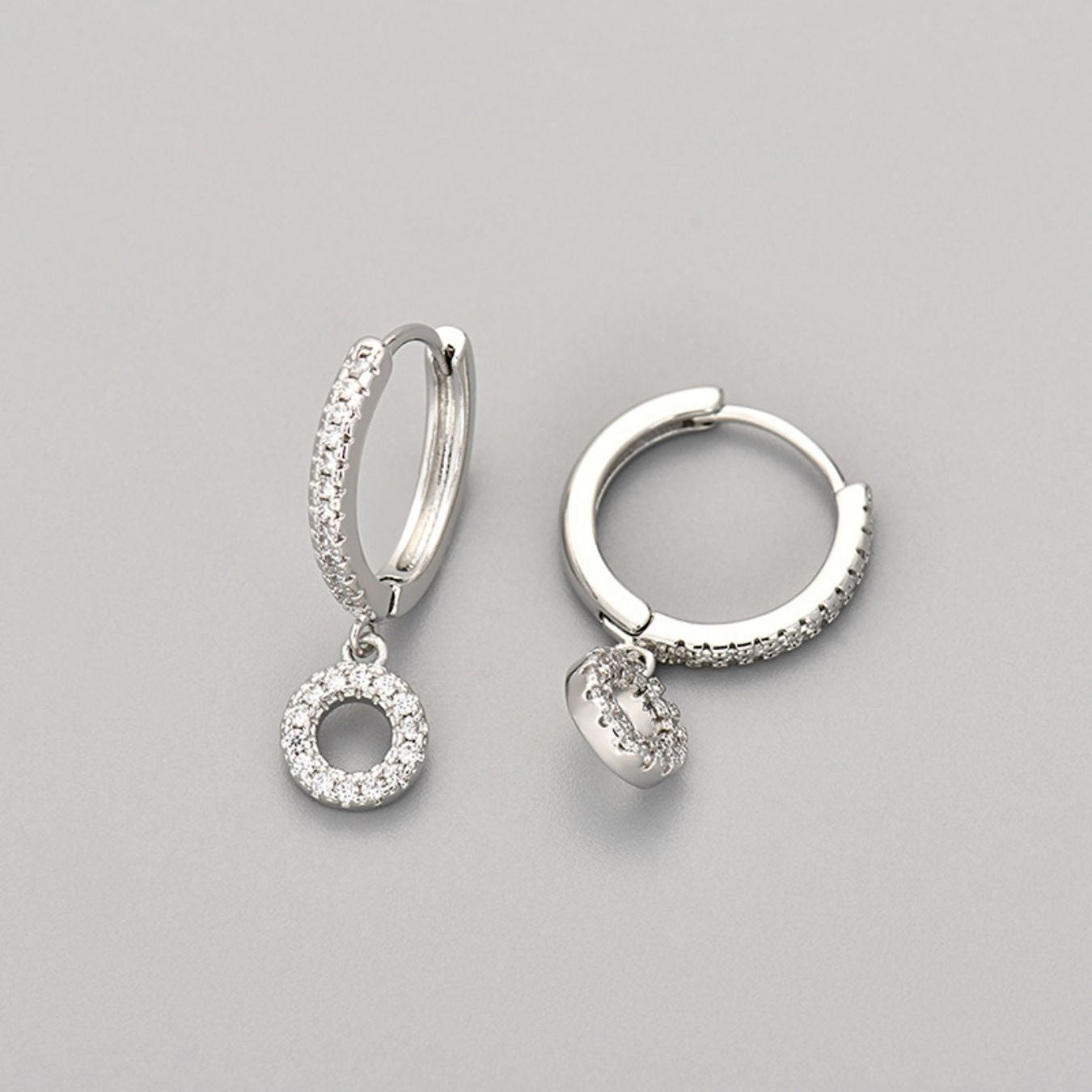 Orecchini con Iniziali "Cristallo"