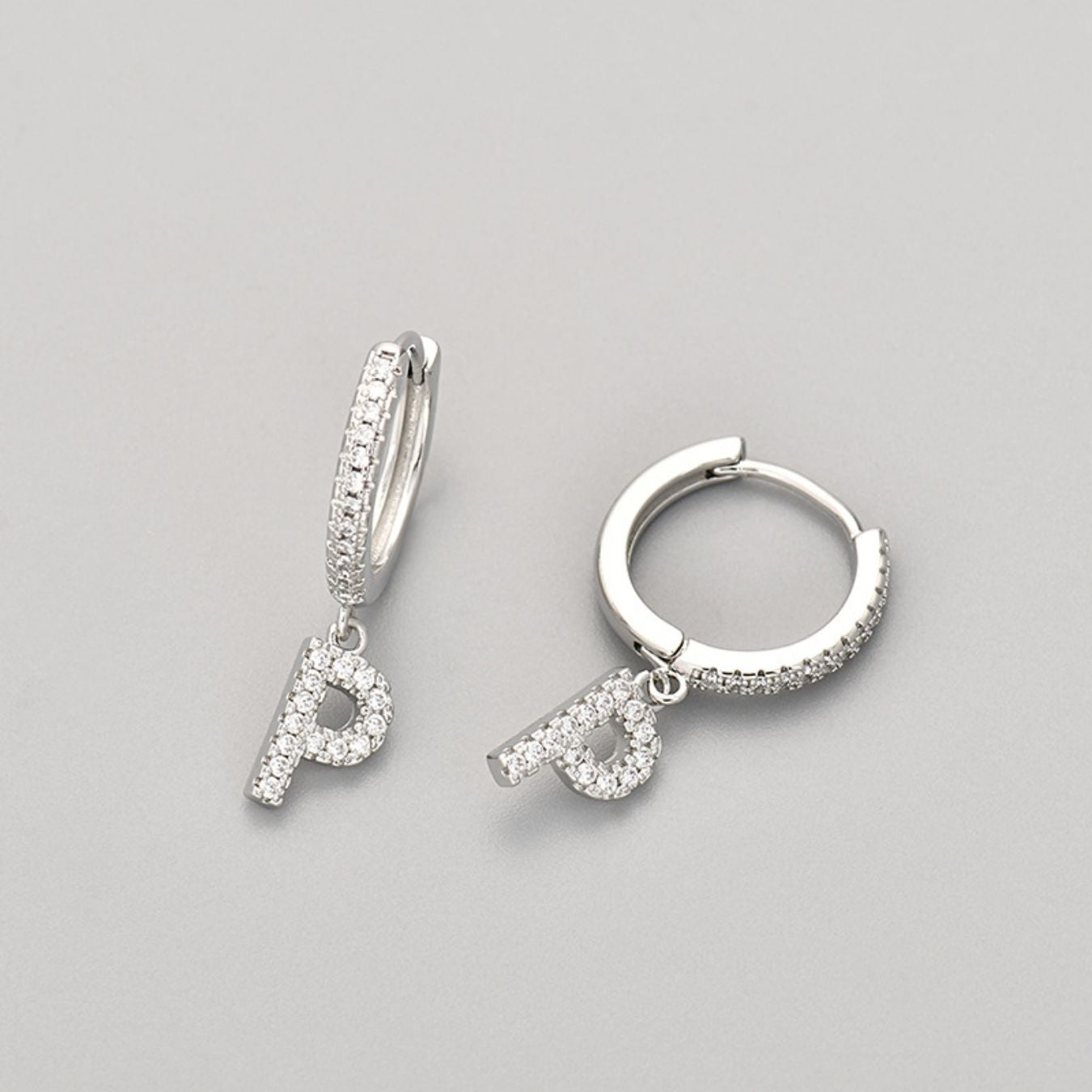 Orecchini con Iniziali "Cristallo"