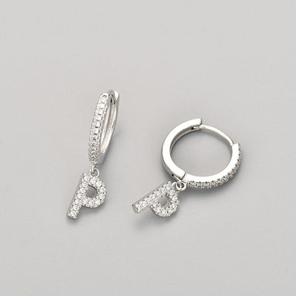 Orecchini con Iniziali "Cristallo"