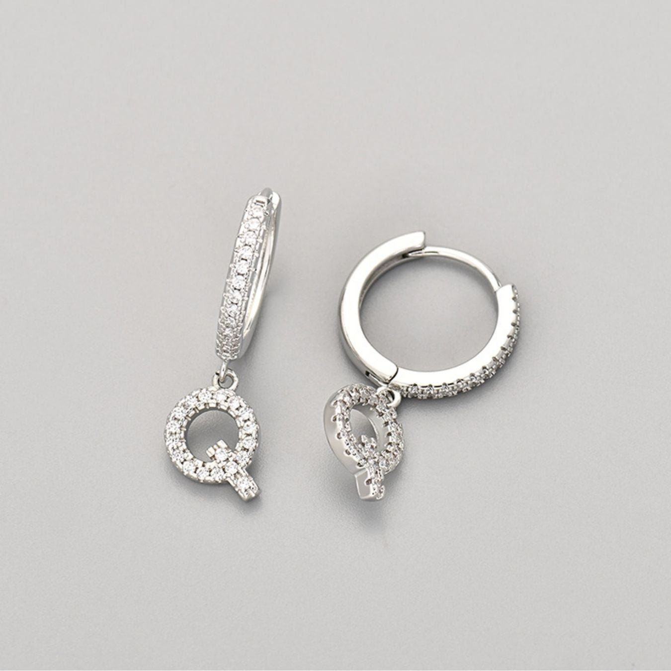 Orecchini con Iniziali "Cristallo"