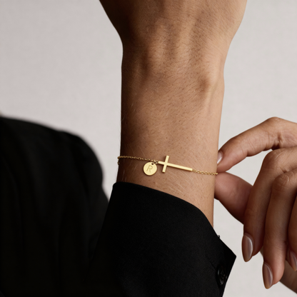 Bracciale Iniziale "Croce"