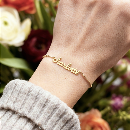 Bracciale con nome "Wonderful"