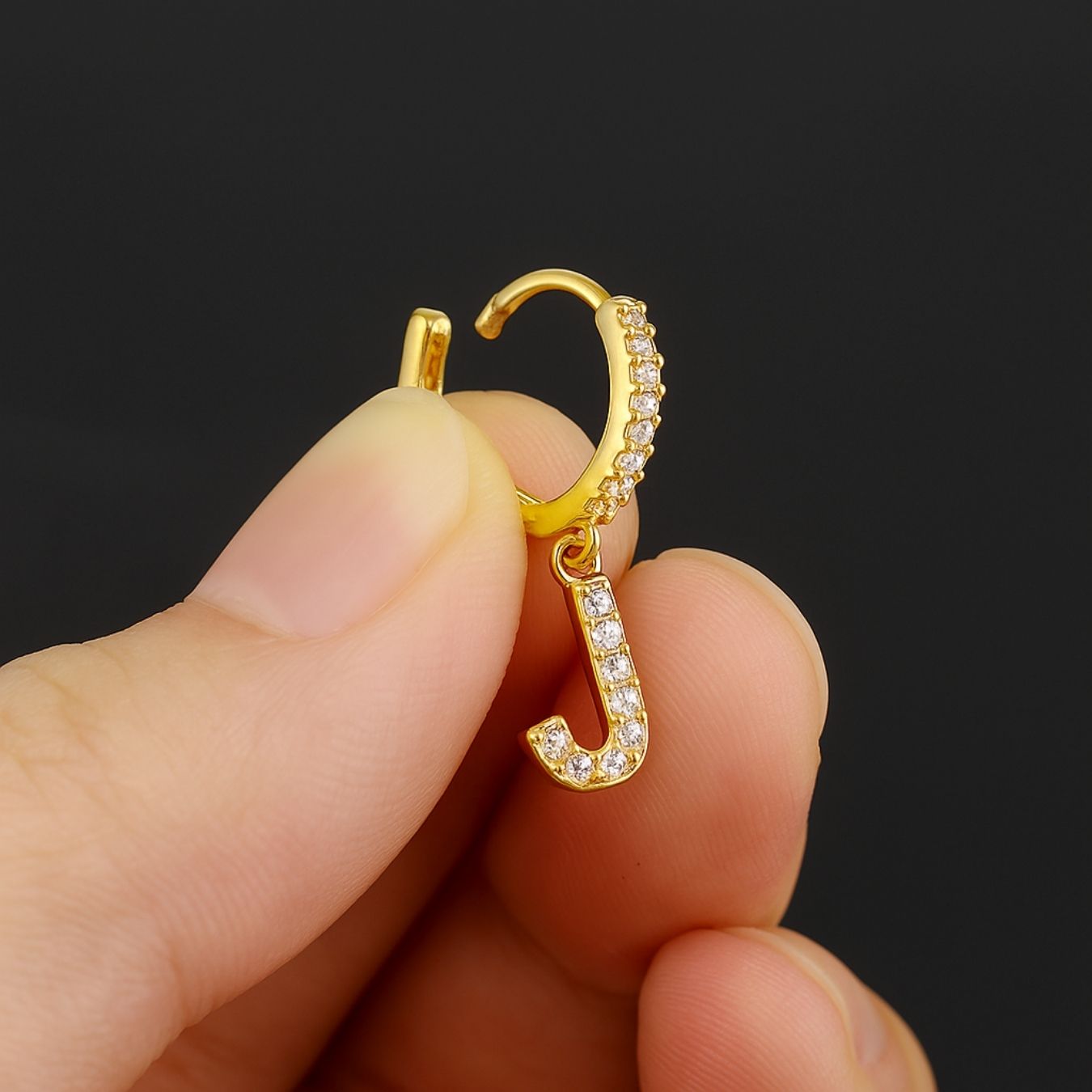 Orecchini con Iniziali "Cristallo"