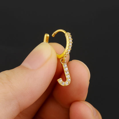 Orecchini con Iniziali "Cristallo"