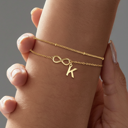 Bracciale con Iniziale "Legame Eterno"