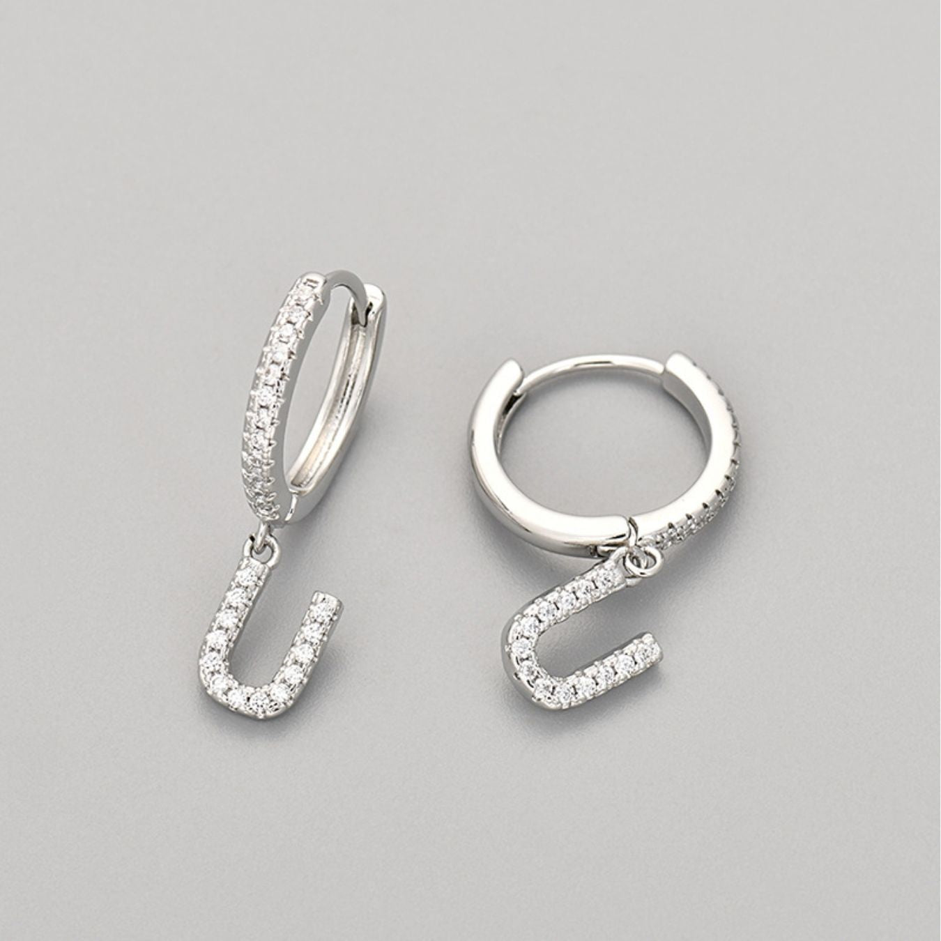 Orecchini con Iniziali "Cristallo"